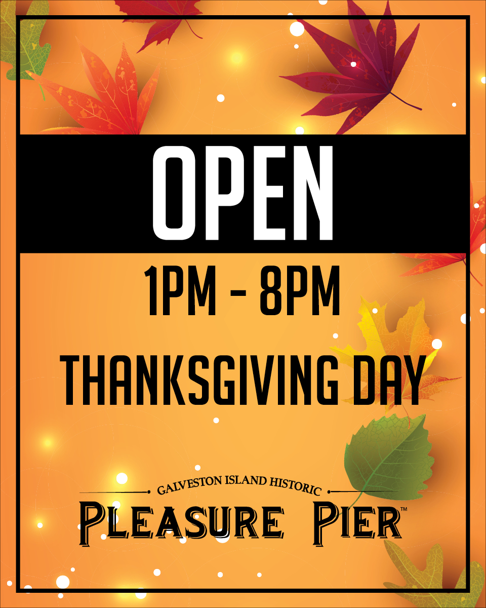 Open 1pm - 8pm Thanksgiving day.